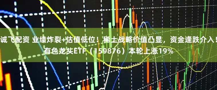 诚飞配资 业绩炸裂+估值低位！稀土战略价值凸显，资金逢跌介入！有色龙头ETF（159876）本轮上涨19%