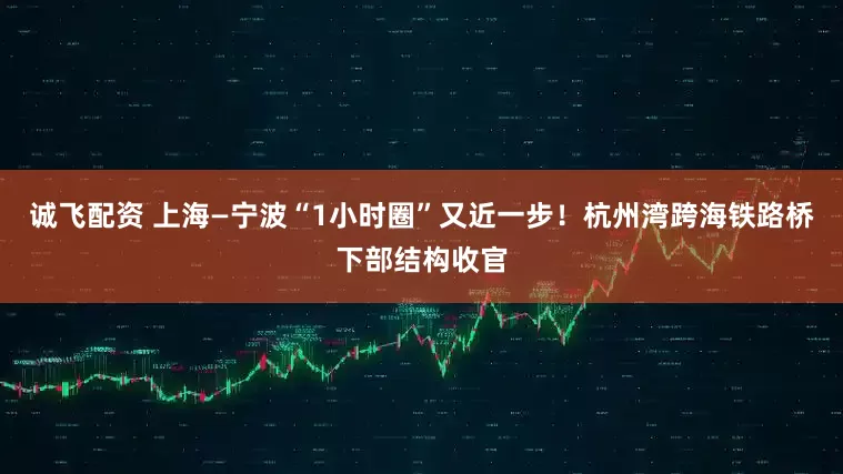 诚飞配资 上海—宁波“1小时圈”又近一步！杭州湾跨海铁路桥下部结构收官